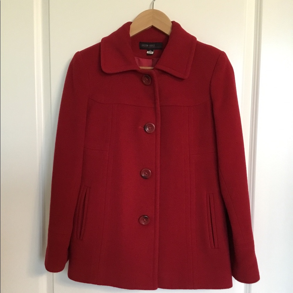 Jason Cole Wool Coat - EUC